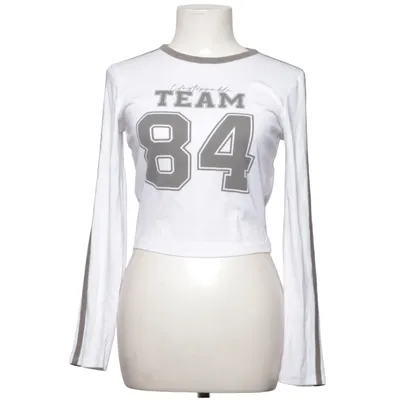 Crop top (Hvid, Grå) fra TW
