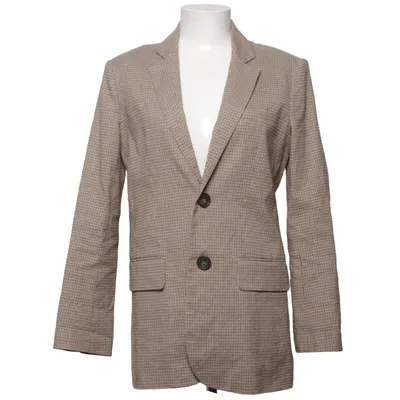 Blazer (Bruin, Zwart) van Vanessabruno Katoen, Elastaan, Linnen