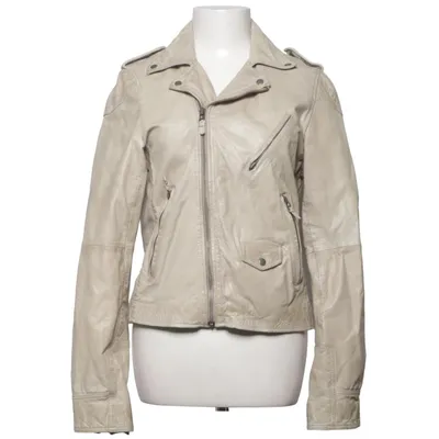 Veste de motard (Beige) de Hollies Coton, Polyester