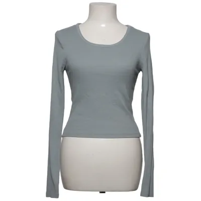 T-shirt à manches longues (Vert) de Primark Coton, Élasthane
