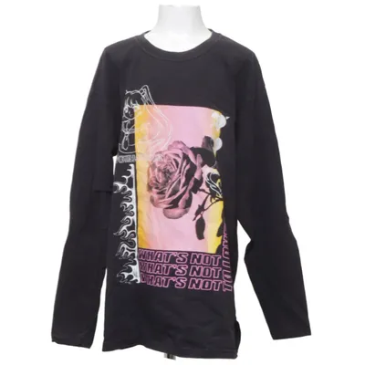 Långärmad t-shirt (Svart, Rosa, Gul) från New Girl Order