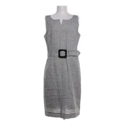 Dress (Black, Multicolored) from Flare Collection Cotton, Linen