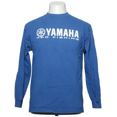 T-shirt à manches longues (Bleu) de Yamaha Coton