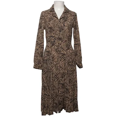 Shirt dress (Beige, Black) from Savida Elastane, Polyester