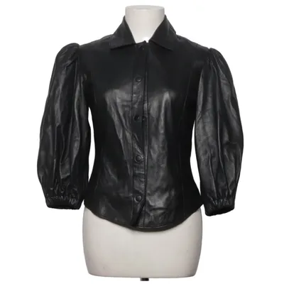 Leather jacket (Black) from Muubaa Leather, Polyester
