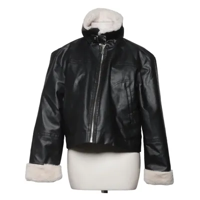 Shearling jas (Zwart, Beige) van Enter Elastaan, Polyester