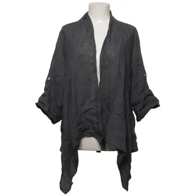 Strickjacke (Grau) von Stajl Leinen