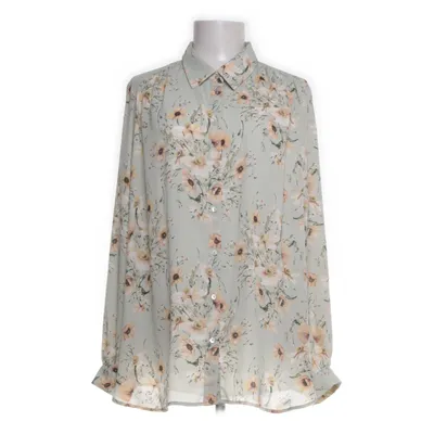 Shirt (Green, Multicolored) from H&M+ Polyester