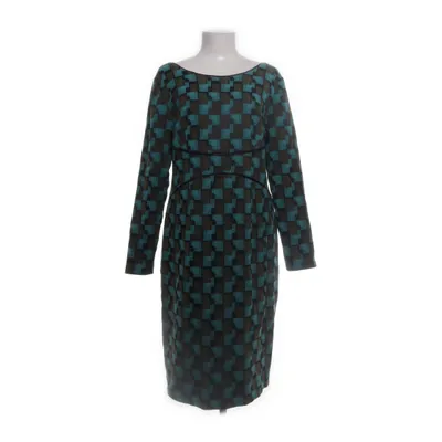 Dress (Green, Multicolored) from Ellen Eisemann Cotton, Elastane, Polyamide, Polyester, Viscose