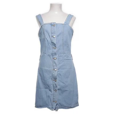 Hängselklänning (Blå) från Don't Think Twice Bomull