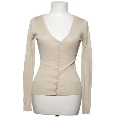 Cardigan (Gold) from Blanco Tricot Metallic fiber, Viscose