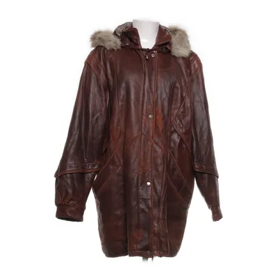 Leather coat (Brown) from Cozmoz Leather