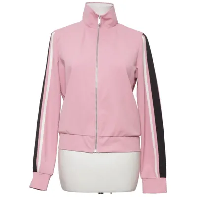 Träningsjacka (Rosa, Svart, Vit) från Gina Tricot Elastan, Polyester