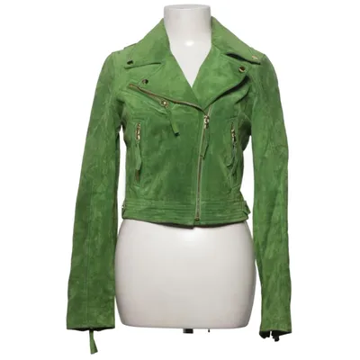 Bikerjack (Groen) van Rock'n Blue Leer, Polyester