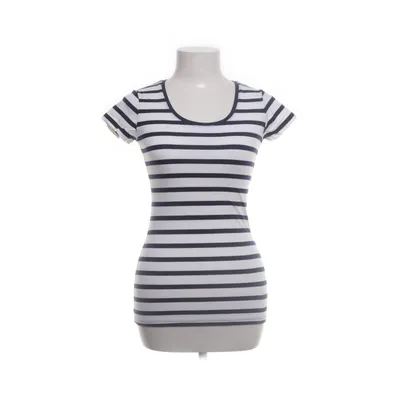 T-shirt (Blauw, Wit) van 365 Three-Sixty-Five Katoen, Elastaan