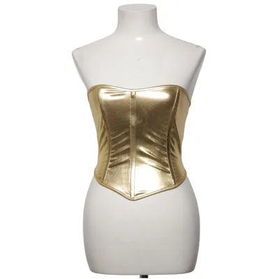 Korset (Guld) fra PrettyLittleThing Elastan, Polyester