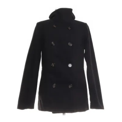 Pea coat (Black) from Bodyflirt Polyester, Viscose