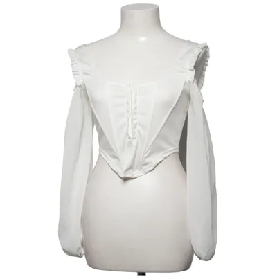 Crop top (White) from Femme Luxe Elastane, Polyester
