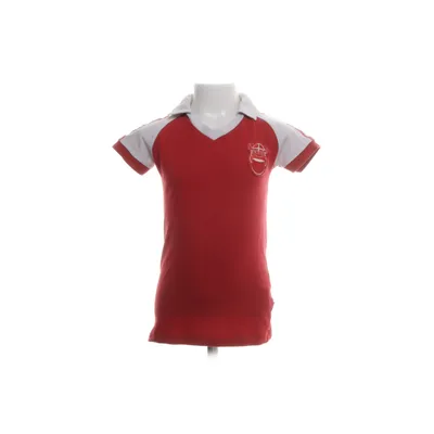 T-shirt (Rood, Wit) van Danefae Katoen, Elastaan