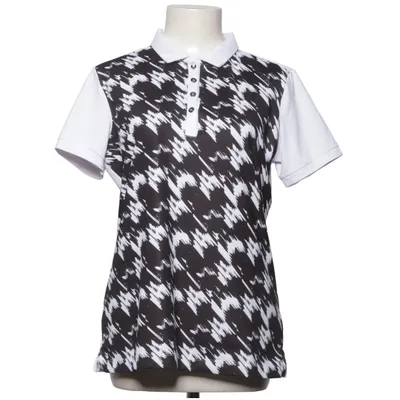 Poloshirt (Wit, Zwart) van Ping Elastaan, Polyester