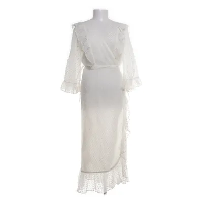 Slå-om-kjole (Hvid) fra Ganni Polyamid, Polyester, Viscose