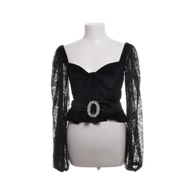 Crop top (Black) from Saint Genies Elastane, Polyamide, Polyester