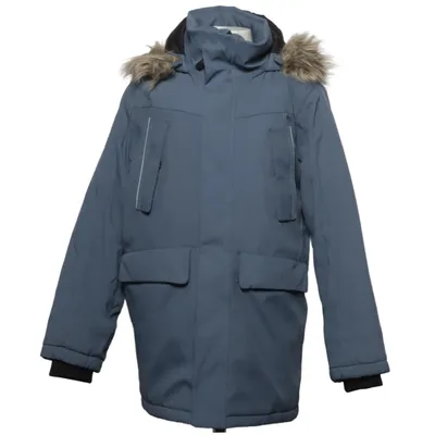 Parka (Bleu) de Yigga Acrylique, Polyuréthane, Polyester recyclé