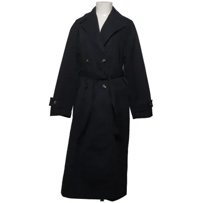 Trenchcoat (Blauw, Zwart) van Mango Katoen, Polyester