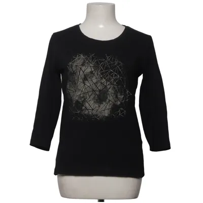 T-shirt à manches longues (Noir) de Brandtex Coton, Élasthane