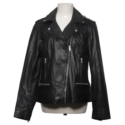Veste de motard (Noir) de Mybc Cuir, Polyester