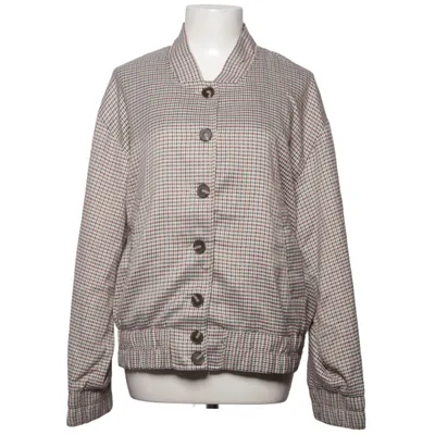 Veste (Marron, Blanc) de Franco Callegari Élasthane, Polyester, Viscose