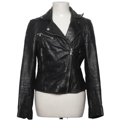 Veste de motard (Noir) de Barneys Originals Cuir, Polyester