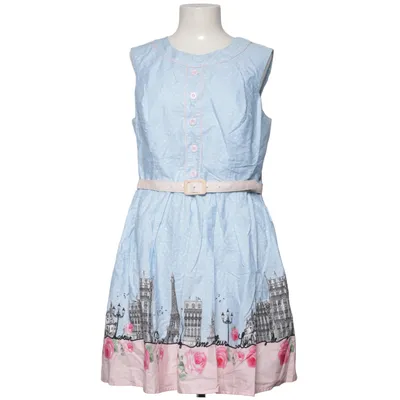 Robe (Bleu, Rose, Multicolore) de Hell Bunny Coton