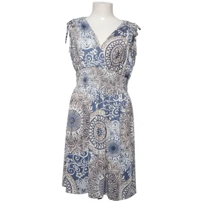 Dress (Blue, White, Beige) from Leana Mode Polyester
