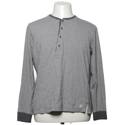 T-shirt manches longues (Gris) de Wolsey Coton