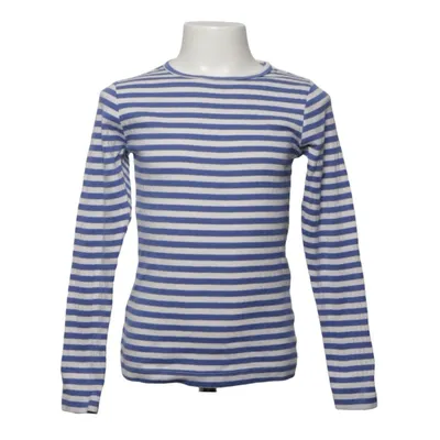 Långärmad t-shirt (Blå, Vit) från Name It Elastan, Modal, Ekologisk bomull