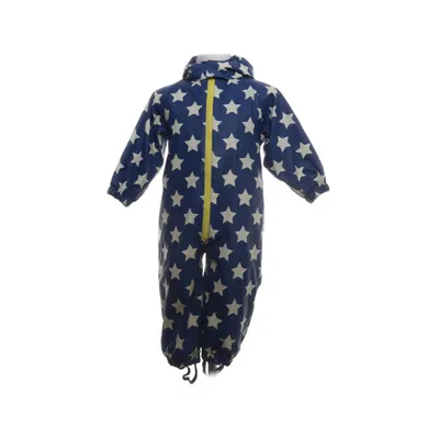 Overall (Blue, White) from Racoon Polyester, Polyurethane