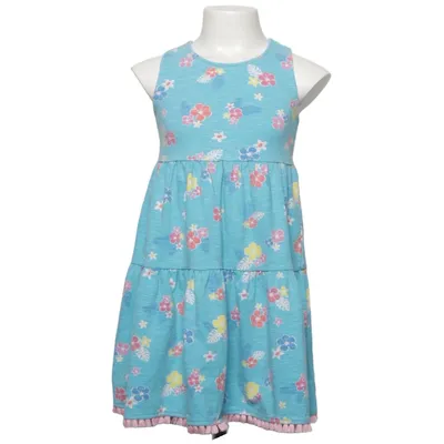 Jurk (Blauw, Meerkleurig) van Shrinking Violet Katoen, Elastaan, Polyester