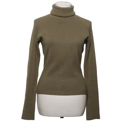 Rollkragenpullover (Grün) von Louise FD Seide, Wolle