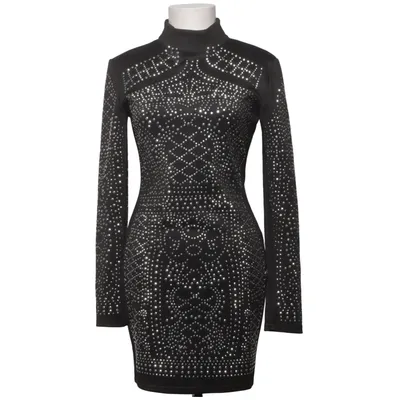 Klänning (Svart, Silverfärgad) Bomull, Polyester