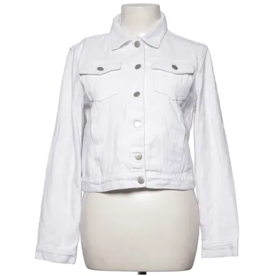 Veste en jean (Blanc) de Boohoo Blue Coton, Polyester
