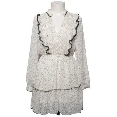 Dress (White, Black) from Zara Polyester