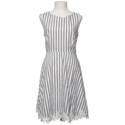 Jurk (Wit, Zwart) van Yessica Katoen, Polyester