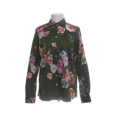 Shirt (Groen, Meerkleurig) van Stenströms Katoen, Elastaan
