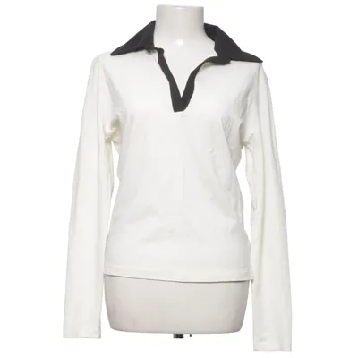 Polo shirt (White, Black) from Pauw Amsterdam Cotton, Elastane