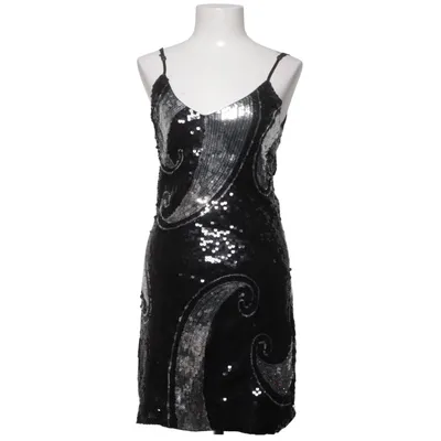 Cocktailklänning (Svart, Silverfärgad) från Maner Polyester