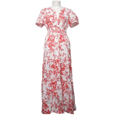 Robe longue (Rouge, Blanc) de Chicwish Coton