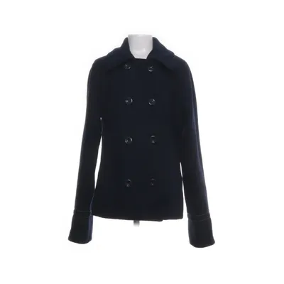 Pea coat (Blue) from Johnnie B Wool, Viscose, Cotton, Polyester