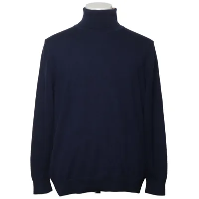 Polotröja (Blå) från Straight Up Bomull, Merinoull