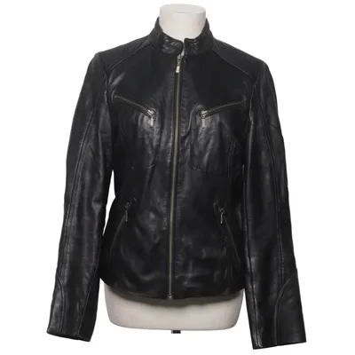 Leather jacket (Black) from Livelo Attitude